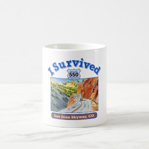 I Survived Hwy 550, San Juan Skyway, Colorado Coffee Mug