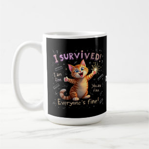 I Survived, I Am Fine, You Are Fine Coffee Mug