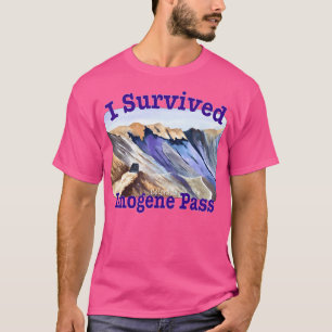 I Survived Imogene Pass Colorado Active T-Shirt