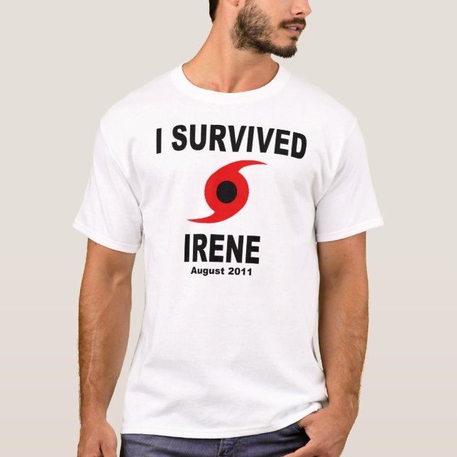 I SURVIVED IRENE August 2011 T-Shirt (Front)