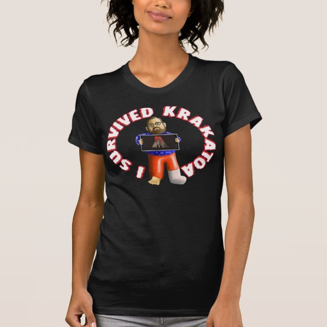 I survived Krakatoa T-Shirt (Front)