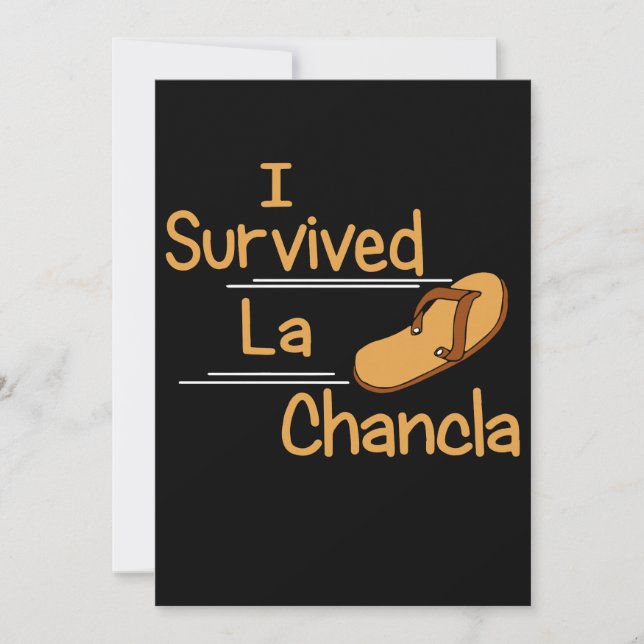 I Survived La Chancla Funny Humour Mexican Moms La (Front)