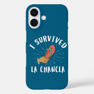 I Survived La Chancla Funny Mexican Mother Joke iPhone 16 Case