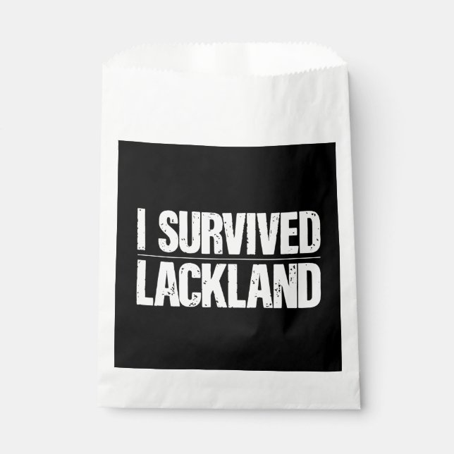 I Survived Lackland AFB Basic Military Training Favour Bags (Front)
