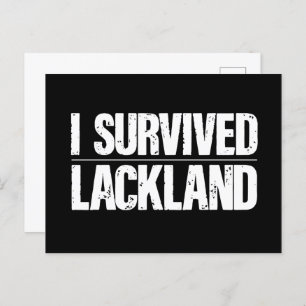 I Survived Lackland AFB Basic Military Training Postcard