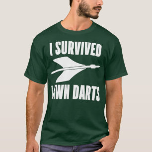 I Survived Lawn Darts Shirt Tee - Backyard Game
