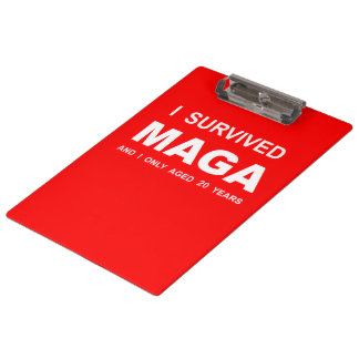 I Survived MAGA Clipboard
