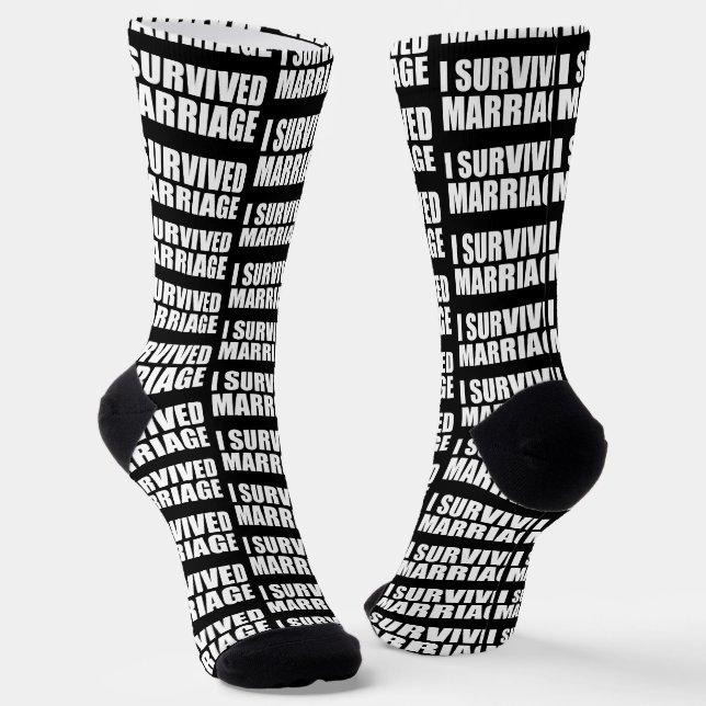 I survived marriage socks (Angled)