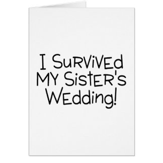 I Survived My Sister's Wedding Black