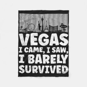 I Survived My Trip To Las Vegas 1 Fleece Blanket