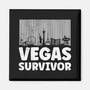 I Survived My Trip To Las Vegas Magnet