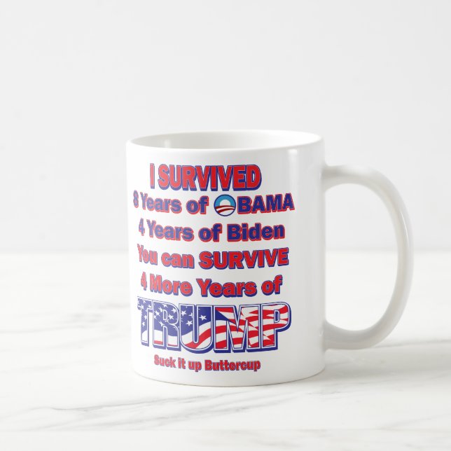 I survived Obama and Biden Coffee Mug (Right)