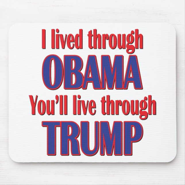 I survived Obama Mouse Mat (Front)