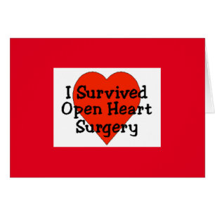 I Survived Open Heart Surgery Card
