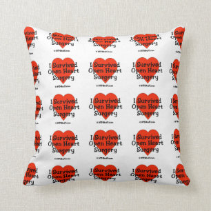 I Survived Open Heart Surgery Cushion
