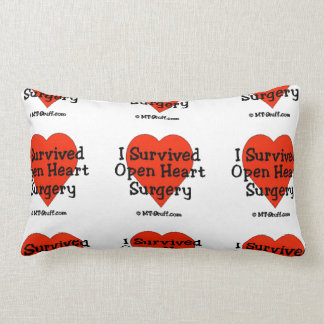 I Survived Open Heart Surgery Lumbar Cushion