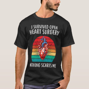 I Survived Open Heart Surgery Recovery Men Women T-Shirt