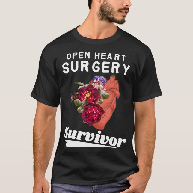 I Survived Open Heart Surgery shirt Heart Attack (Front)