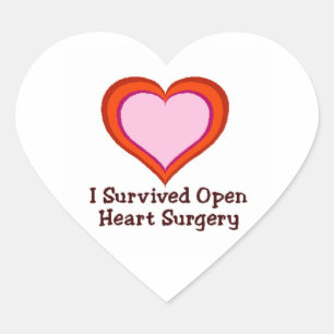 I Survived Open Heart Surgery Sticker