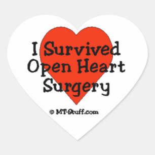 I Survived Open Heart Surgery Sticker