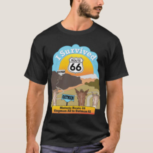 I Survived Route 66 Kingman AZ to Oatman AZ girl T-Shirt
