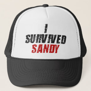 I Survived Sandy - Hurricane Sandy Hat (black)