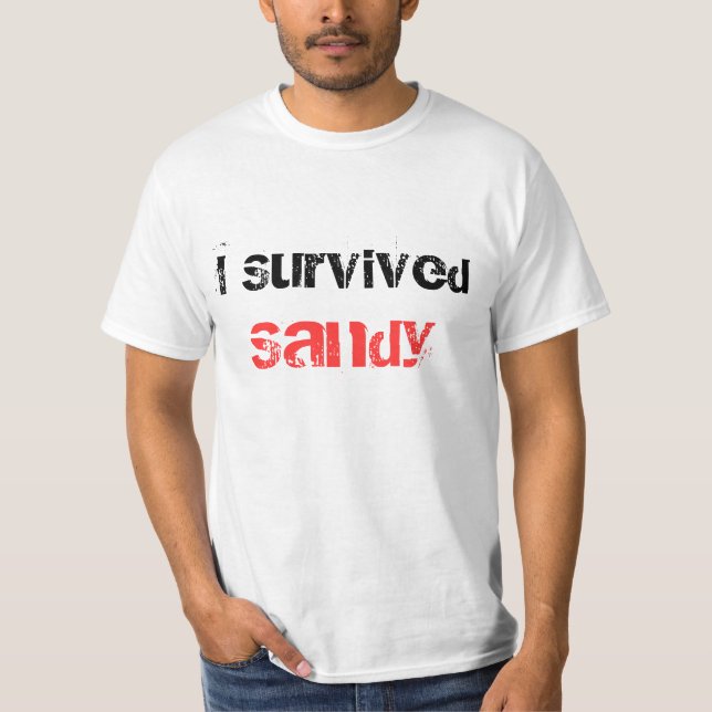 I Survived Sandy T-Shirt (Front)