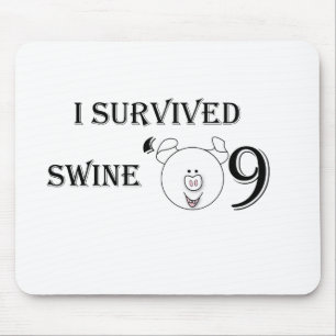I Survived Swine '09 Mouse Mat