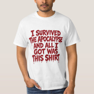 I Survived The Apocalypse Funny Halloween T-Shirt