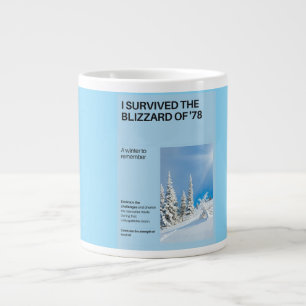 I Survived The Blizzard of '78 Large Coffee Mug