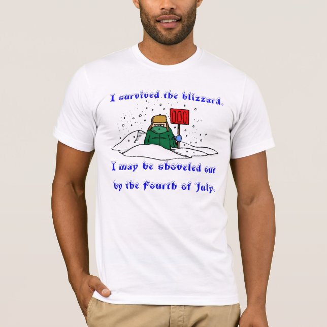 I survived the blizzard T-Shirt (Front)