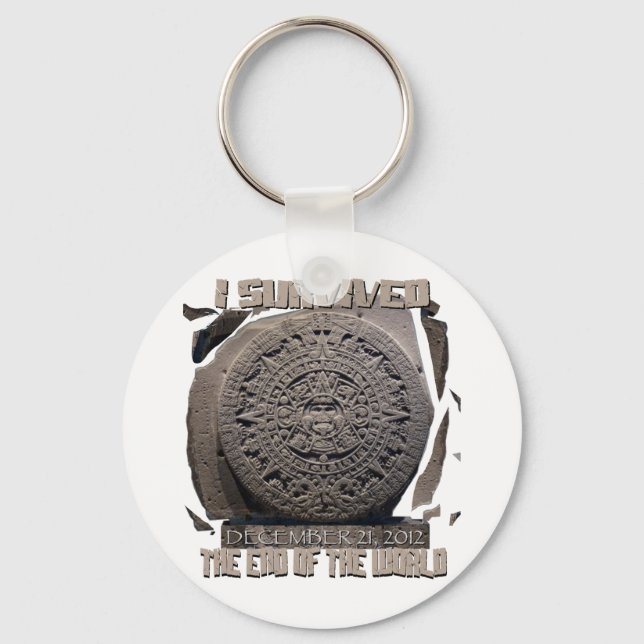 I SURVIVED THE END OF THE WORLD 2012 KEY RING (Front)