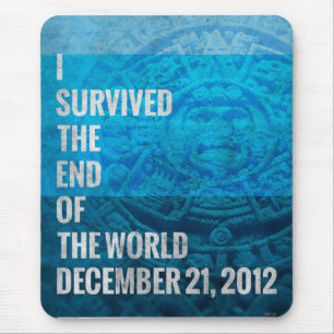I Survived The End of The World Mouse Mat