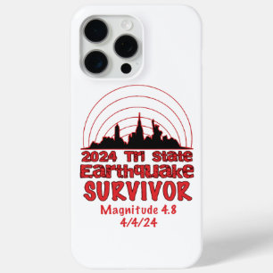 I Survived the NYC Earthquake Quake Tri State 2024 iPhone 15 Pro Max Case