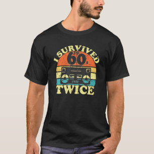 I Survived The Sixties 60S Twice Vintage Retro Sun T-Shirt
