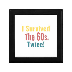 I Survived The Sixties Twice - Birthday        Gift Box