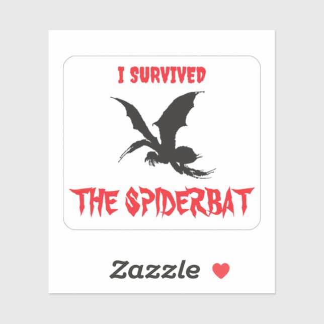 "I Survived The Spiderbat" - Sticker (Sheet)