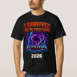 I Survived the Tri-State Floods 2026 NY CT NJ T-Shirt