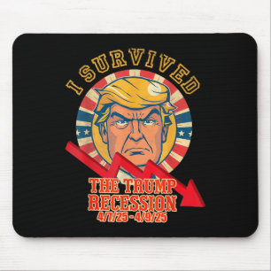 I Survived The Trump Recession 4 7 25 - 4 9 25 7 Mouse Mat