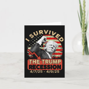 I Survived The Trump Recession 4 7 25 - 4 9 25 Card