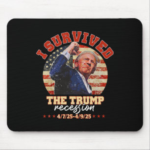 I Survived The Trump Recession America Vintage Mouse Mat