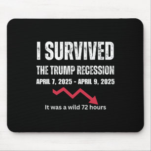 I Survived The Trump Recession I Warned You Mouse Mat