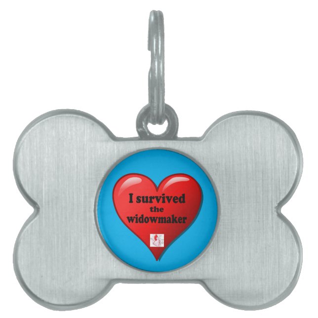 I Survived the Widowmaker Pet Name Tag (Front)