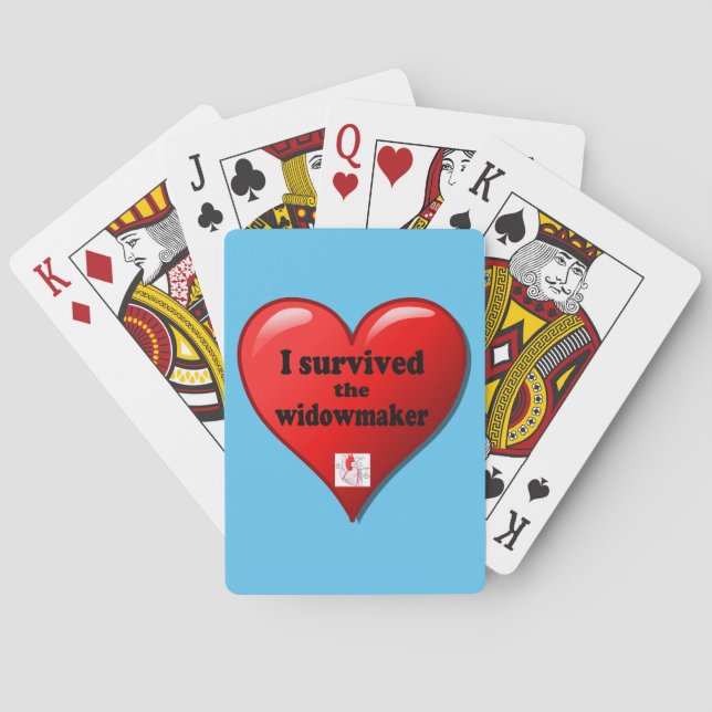 I Survived the Widowmaker Playing Cards (Back)