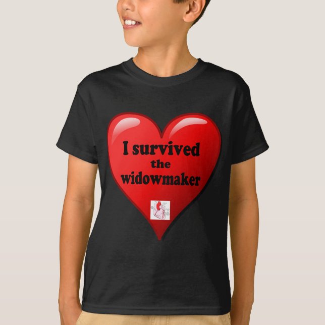 I Survived the Widowmaker T-Shirt (Front)