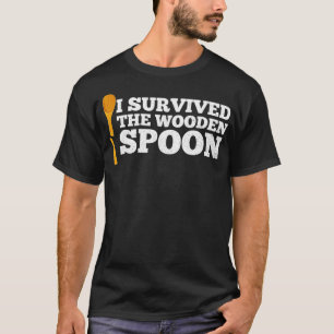 I Survived The Wooden Spoon Funny Adult Humour Men T-Shirt
