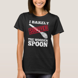 I Survived The Wooden Spoon Funny Adult Humour Men T-Shirt