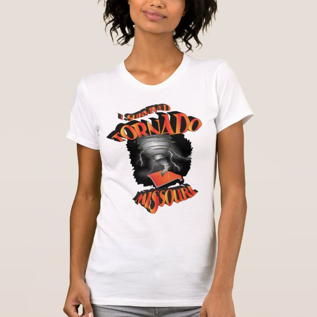 I Survived Tornado Missouri T-Shirt (Front)