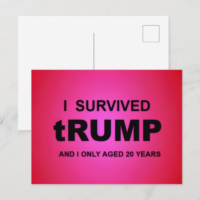 I Survived tRUMP Postcard (Front/Back)