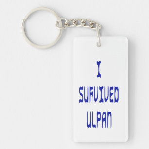 I Survived Ulpan Key Ring